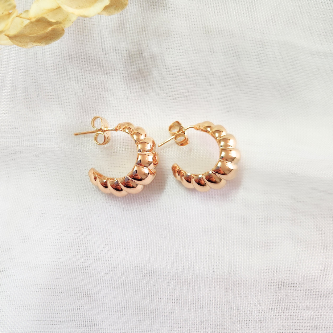 Aretes Venus - Colección Acero